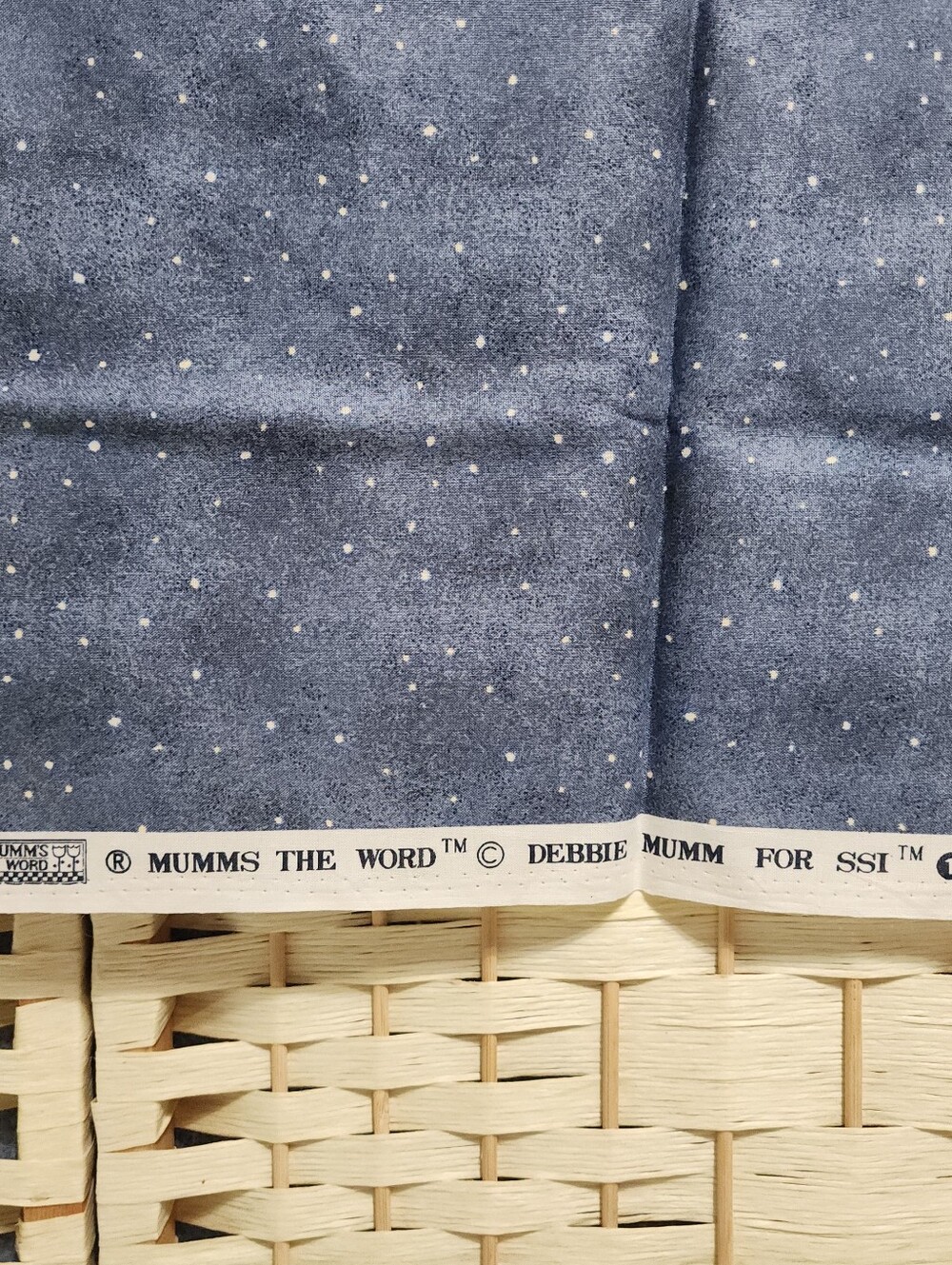 Mumms The Word Debbie Mumm For SSI Fabric Vintage 1 Yd